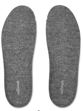 Allbirds Merino Men’s Wool Runner Insoles - Natural Grey Size 14